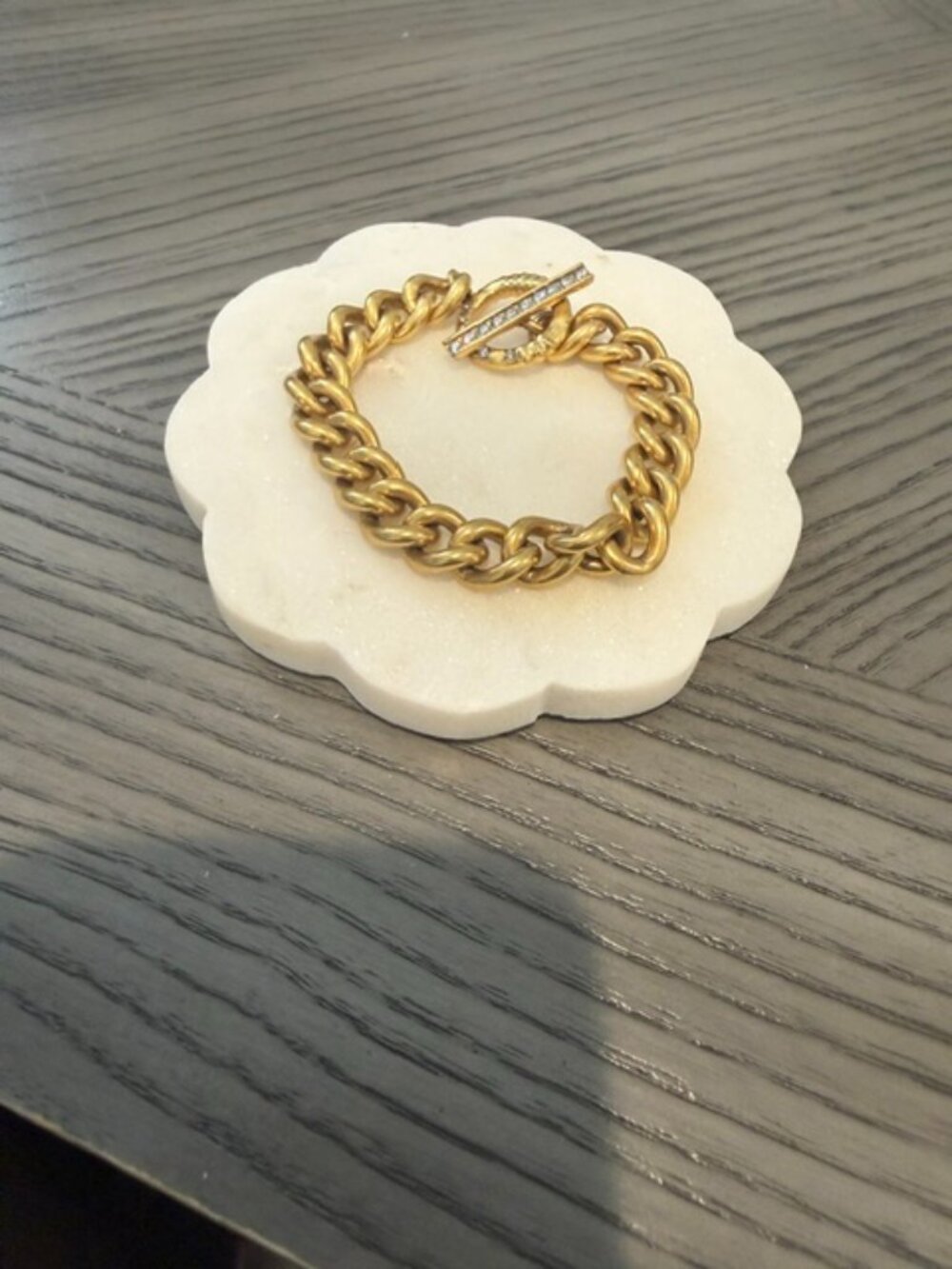 Kendra Scott Gold Pavé Toggle Chain Bracelet